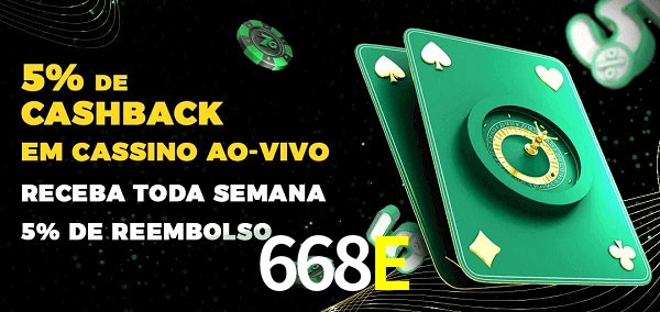Promoções do cassino ao Vivo 668E